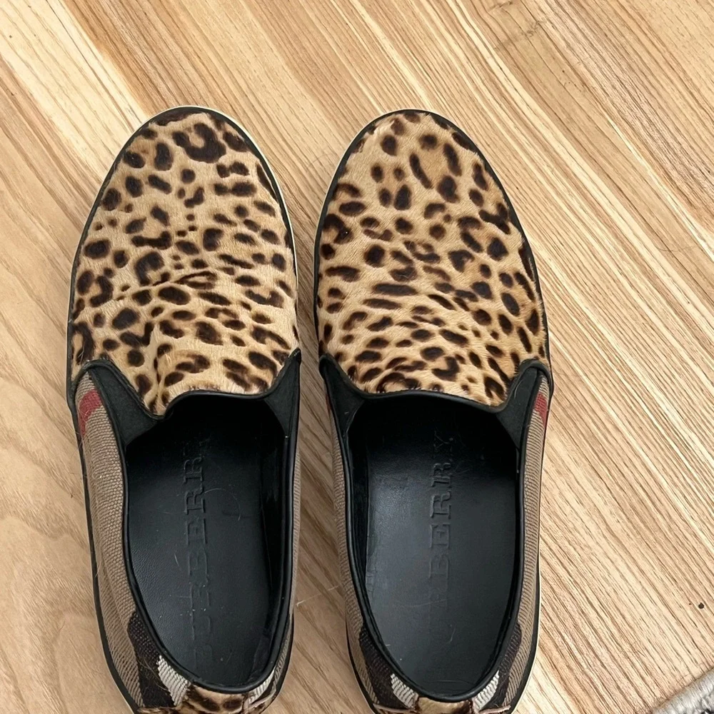 Burberry Leopard Print Flats shoes keds - Picture 6 of 13